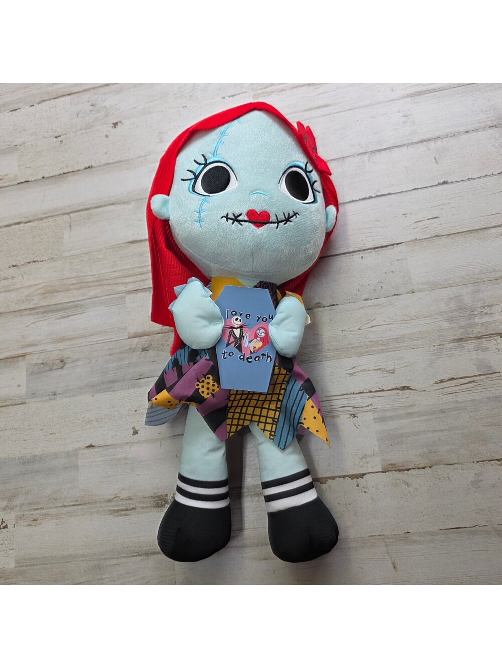Disney Nightmare Before Christmas Sally Plush Doll 14" Tim Burton Patchwork